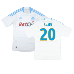 Marseille 2010-11 Home Shirt (S) (Very Good) (A.Ayew 20)_0