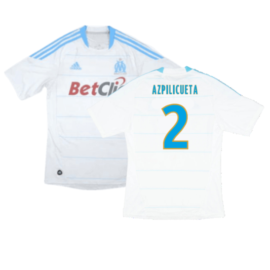Marseille 2010-11 Home Shirt (S) (Very Good) (Azpilicueta 2)_0