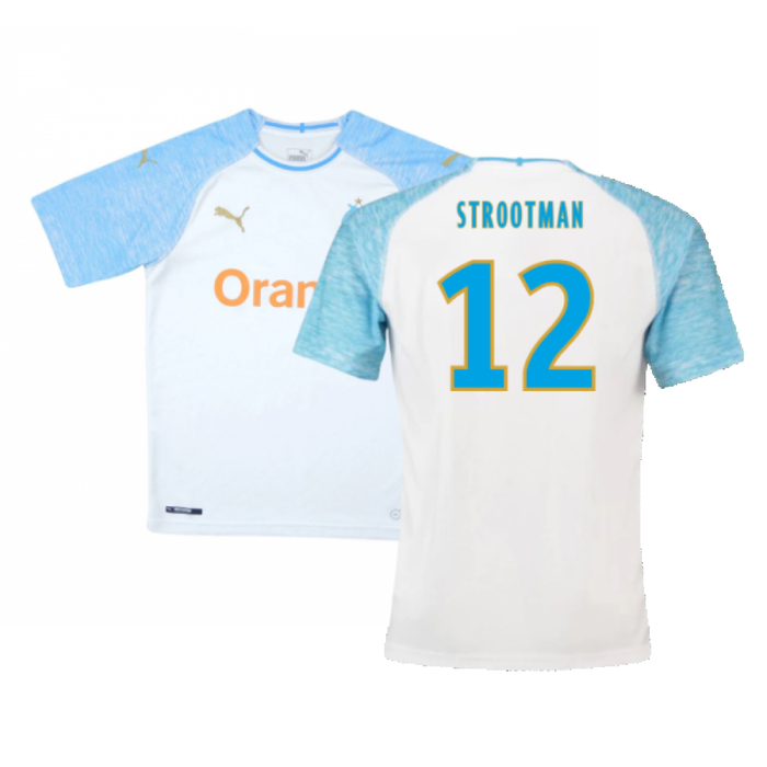 Marseille 2018-19 Home Shirt (XS) (Very Good) (Strootman 12)