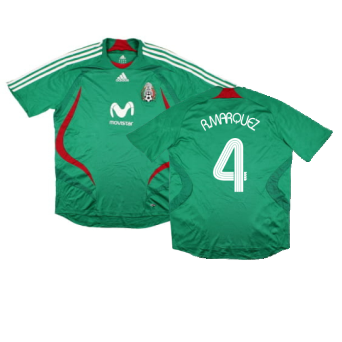 Mexico 2007-08 Home Shirt (L) (Excellent) (R.Marquez 4)