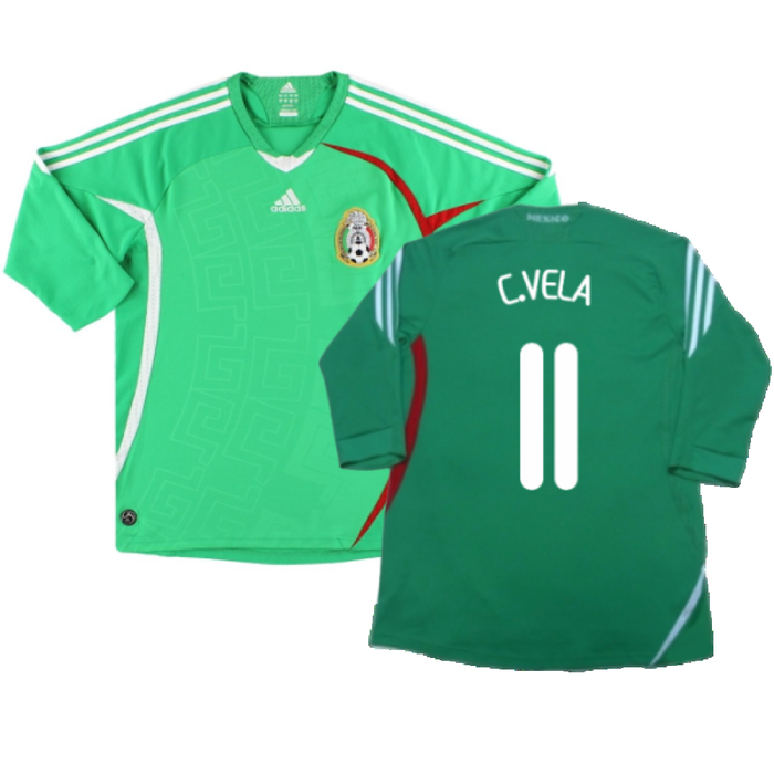 Mexico 2008-2009 Home Shirt (M) (Excellent) (C.Vela 11)