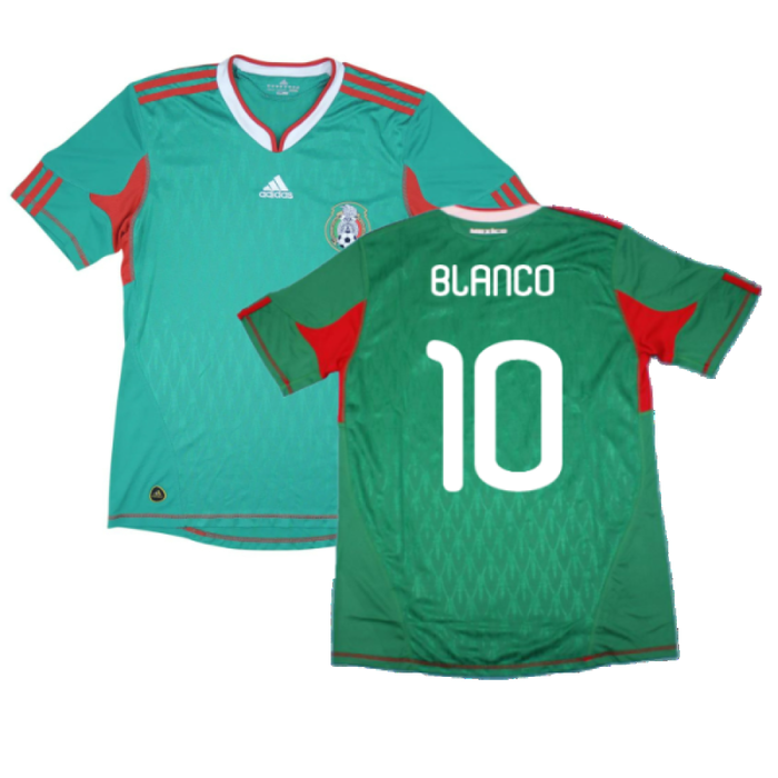 Mexico 2010-11 Home Shirt (2XL) (Very Good) (Blanco 10)