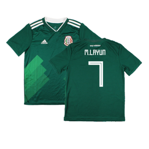 Mexico 2018-19 Home Shirt (Mint) (M.Layun 7)_0