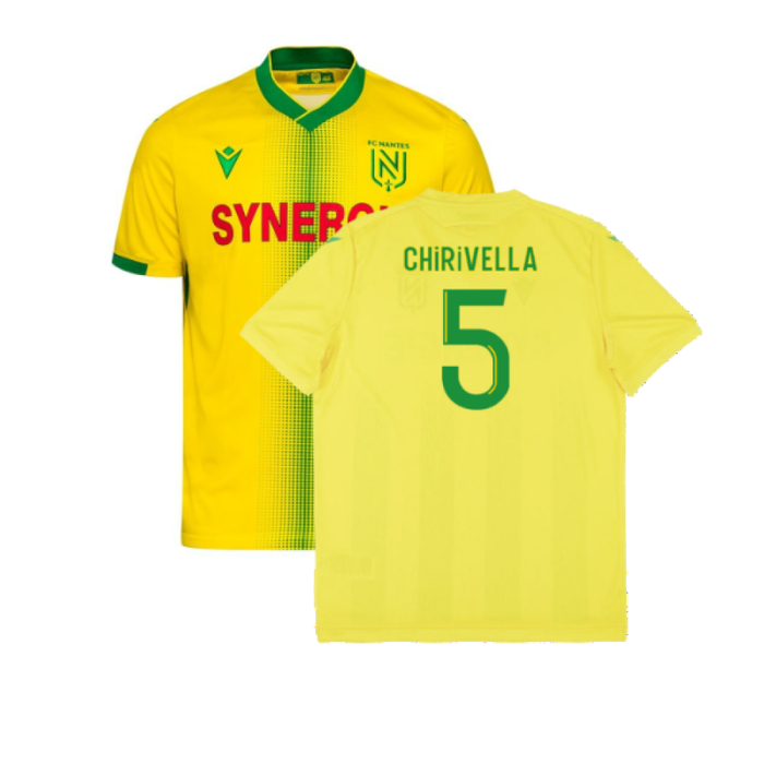 Nantes 2021-22 Home Shirt (2XL) (Excellent) (Chirivella 5)