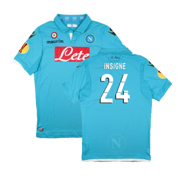 Napoli 2014-15 European Home Shirt (XL) (Excellent) (INSIGNE 24)