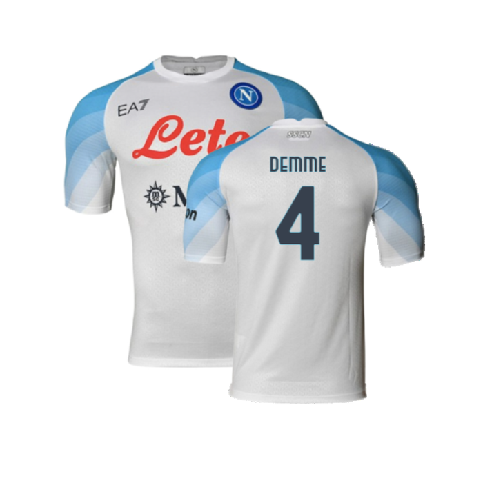 Napoli 2022-2023 Away Player Issue Shirt (XL) (Very Good) (Demme 4)