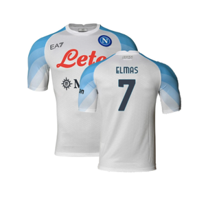 Napoli 2022-2023 Away Player Issue Shirt (XL) (Very Good) (Elmas 7)_0