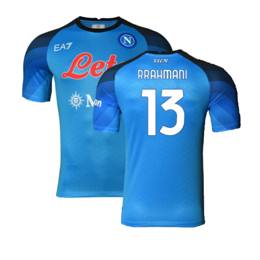 Napoli 2022-23 Player Issue Home Shirt (3XL) (Rrahmani 13) (Excellent)_0