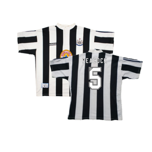 Newcastle 1995-1997 Home Shirt (M) (Very Good) (Peacock 5)_0