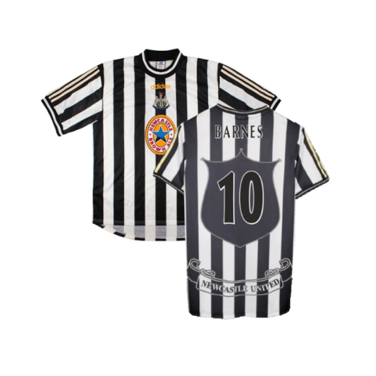 Newcastle United 1997-99 Home Shirt (XL) (Excellent) (Barnes 10)_0