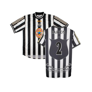 Newcastle United 1997-99 Home Shirt (XL) (Excellent) (Barton 2)_0