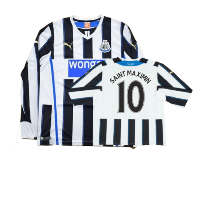 Newcastle United 2013/14 Home L/S Shirt (S) (Very Good) (SAINT MAXIMIN 10)