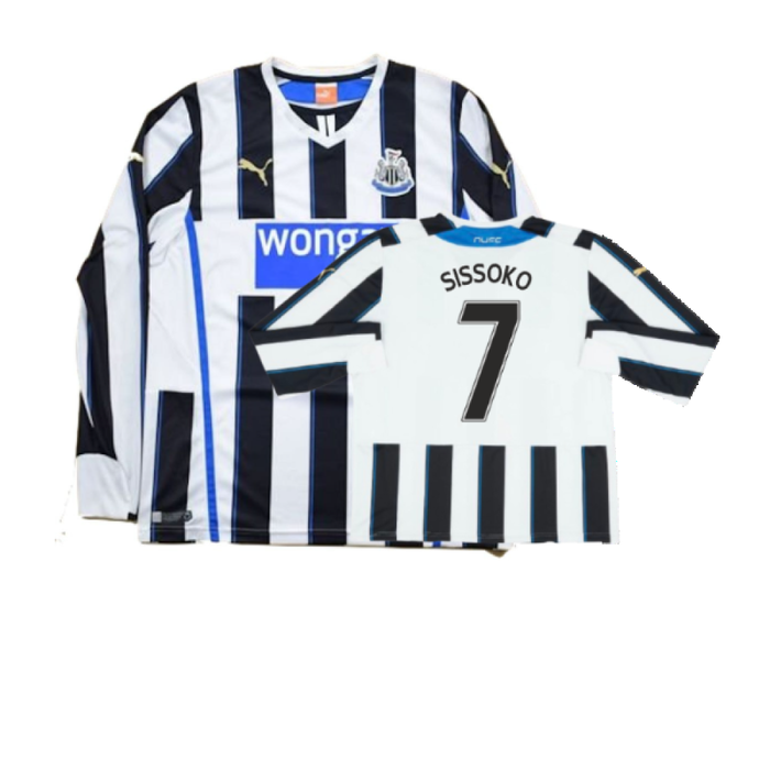 Newcastle United 2013/14 Home L/S Shirt (S) (Very Good) (Sissoko 7)