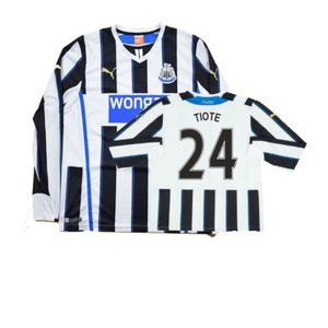 Newcastle United 2013/14 Home L/S Shirt (S) (Very Good) (Tiote 24)_0