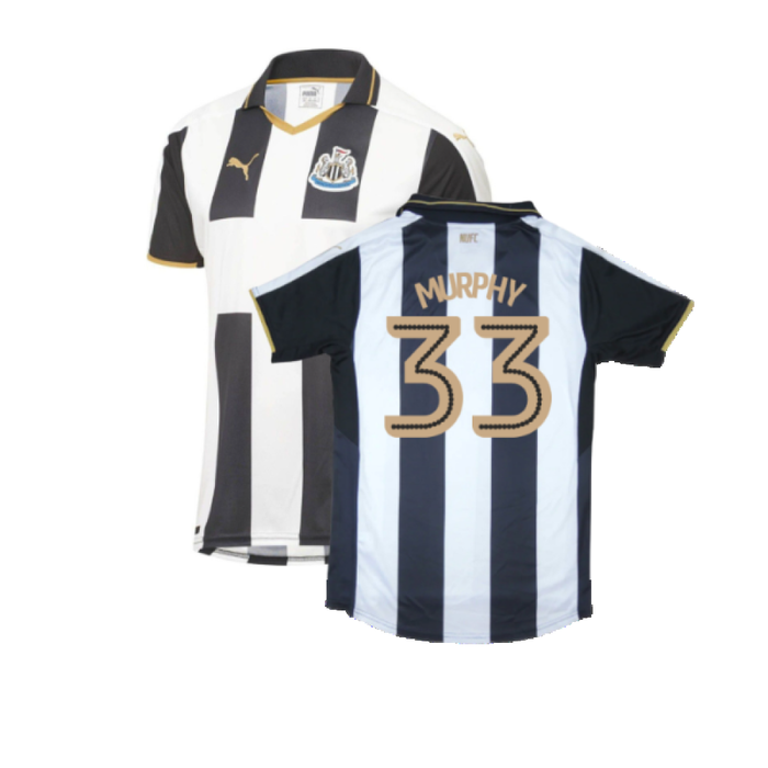 Newcastle United 2016-17 Sponsorless Home Shirt (M) (Excellent) (Murphy 33)