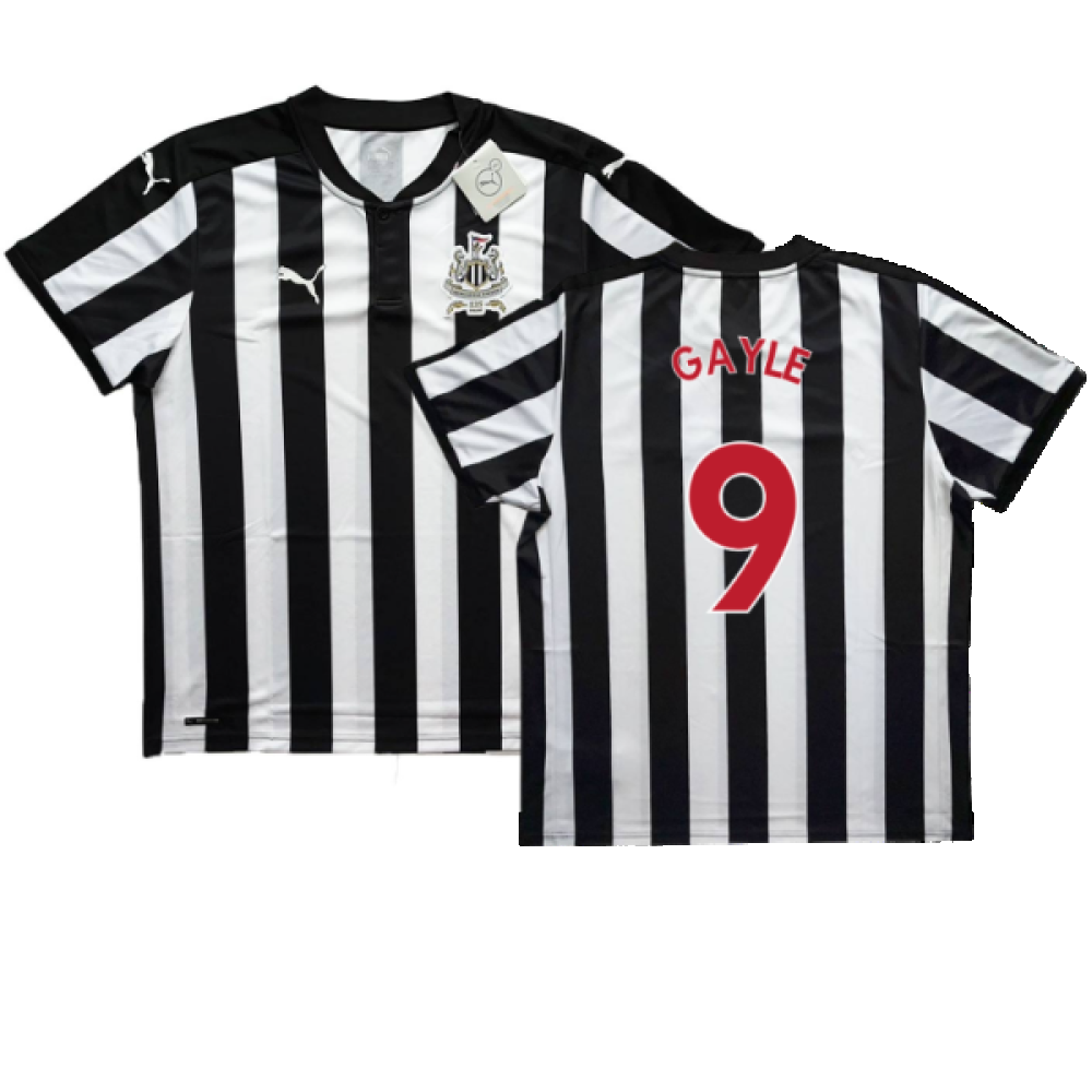 Newcastle United 2017-18 Home Shirt (Sponserless) (XL) (BNWT) (Gayle 9)_0