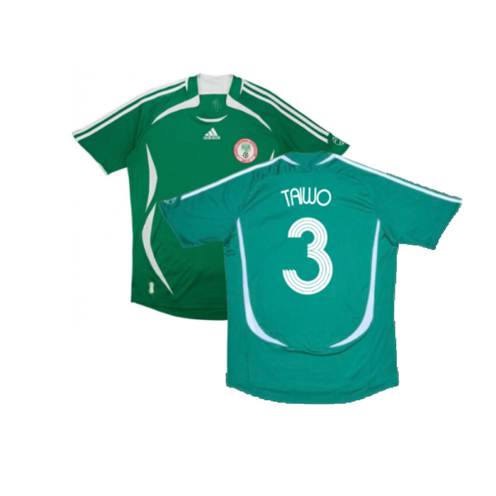 Nigeria 2006-08 Home Shirt (Very Good) (Taiwo 3)