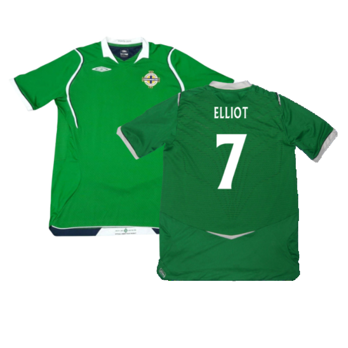 Northern Ireland 2008-09 Home Shirt (L) (Excellent) (Elliot 7)