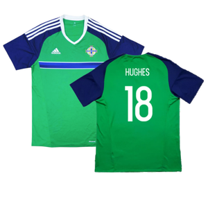 Northern Ireland 2016-17 Home Shirt (S) (Good) (Hughes 18)_0