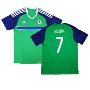 Northern Ireland 2016-17 Home Shirt (S) (Good) (McGinn 7)_0