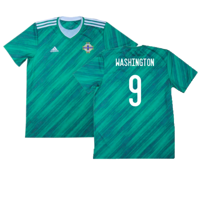 Northern Ireland 2020-2021 Home Shirt (L) (Mint) (Washington 9)