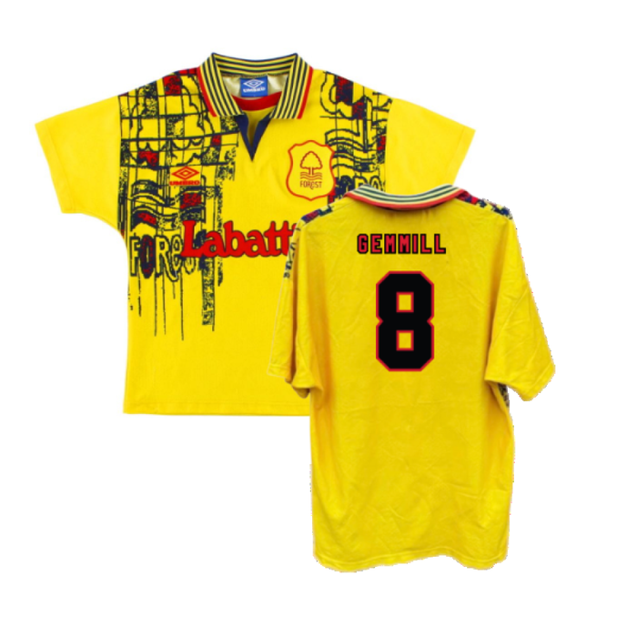 Nottingham Forest 1995-97 Away Shirt (XXL) (Excellent) (Gemmill 8)