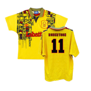 Nottingham Forest 1995-97 Away Shirt (XXL) (Excellent) (Robertson 11)_0