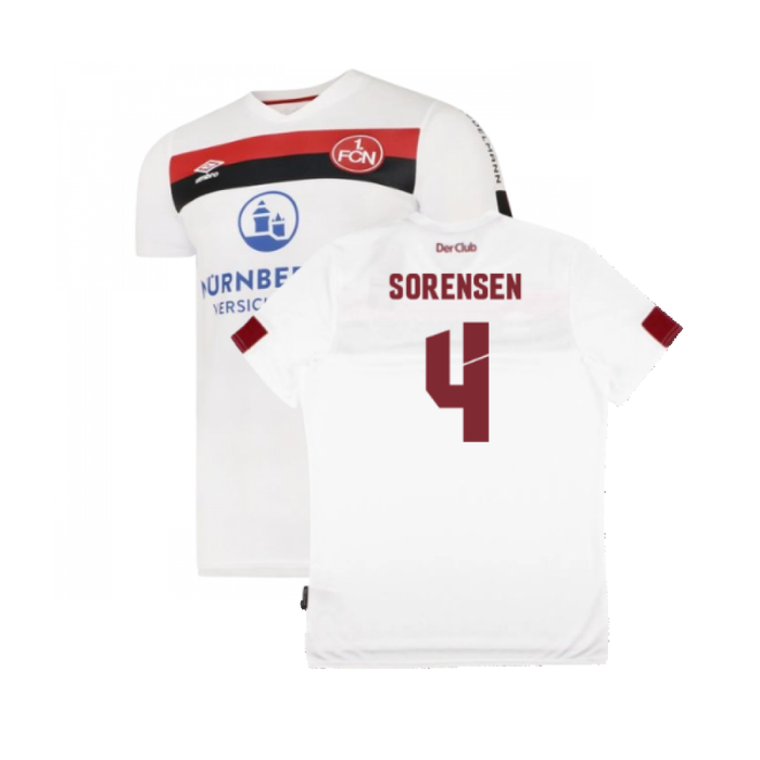 Nurnberg 2019-20 Away Shirt (S) (Mint) (Sorensen 4)