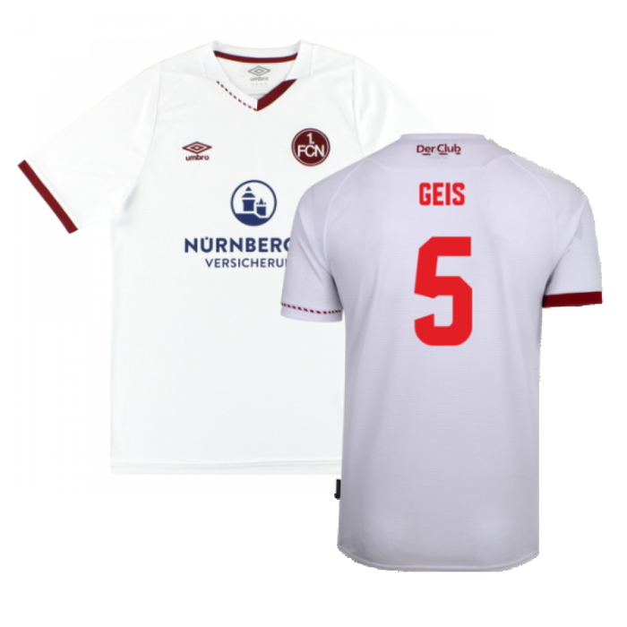 Nurnberg 2020-21 Away Shirt (L) (Mint) (Geis 5)