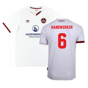 Nurnberg 2020-21 Away Shirt (XL) (Mint) (Handwerker 6)_0