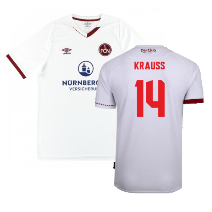 Nurnberg 2020-21 Away Shirt (XL) (Mint) (Krauss 14)