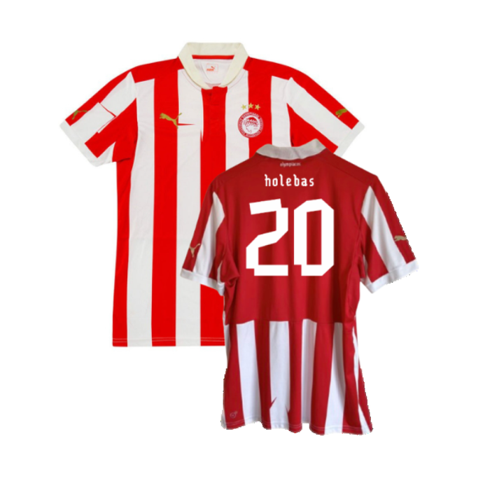 Olympiacos 2012-13 Home Shirt (Excellent) (Holebas 20)