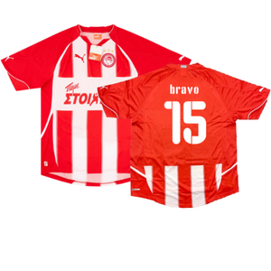 Olympiakos 2010-11 Home Shirt (M) (Good) (Bravo 15)_0