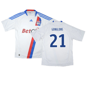 Olympique Lyon 2010-11 Home Shirt (Good) (Gonalons 21)_0