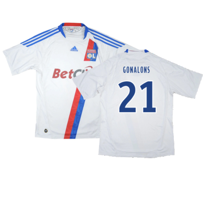 Olympique Lyon 2010-11 Home Shirt (Good) (Gonalons 21)