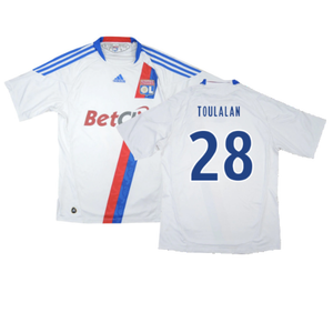 Olympique Lyon 2010-11 Home Shirt (Good) (Toulalan 28)_0