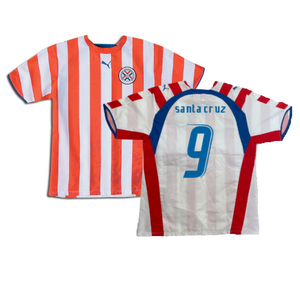 Paraguay 2006-07 Home Shirt (L) (Excellent) (SANTA CRUZ 9)_0