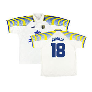 Parma 1995-97 Home Shirt (Very Good) (Asprilla 18)_0