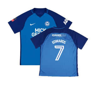 Peterborough United 2017-18 Home Shirt (M) (Excellent) (Edwards 7)_0