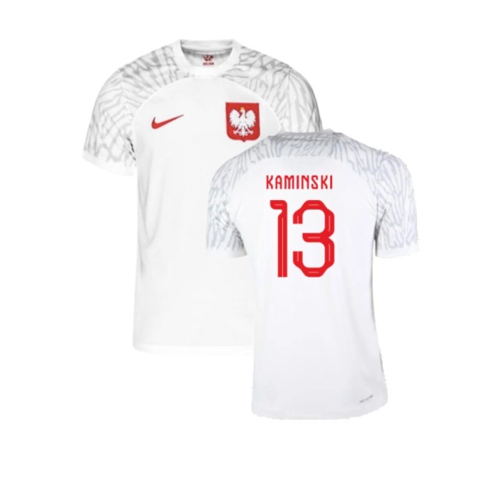 Poland 2022-23 Home Shirt (XLB (7-8y)) (Excellent) (Kaminski 13)