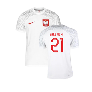 Poland 2022-23 Home Shirt (XLB (7-8y)) (Excellent) (Zalewski 21)_0