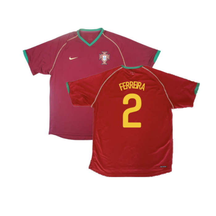 Portugal 2006-08 Home Shirt (XL) (Excellent) (Ferreira 2)