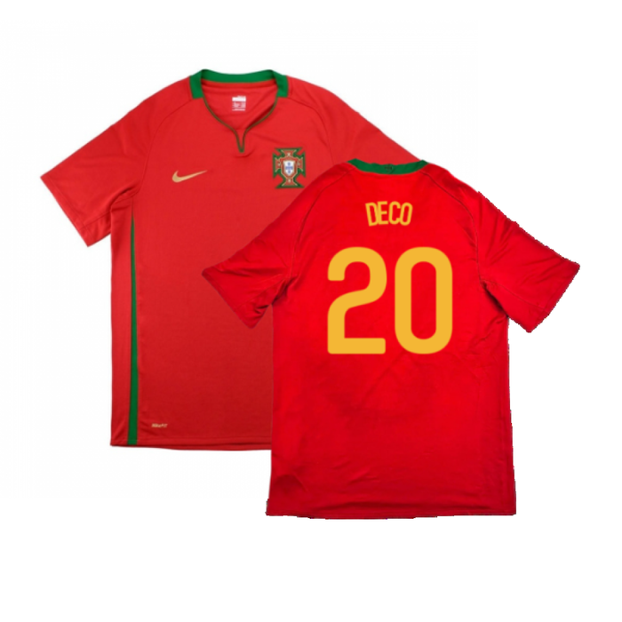 Portugal 2008-10 Home Shirt (M) (Very Good) (Deco 20)