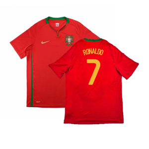 Portugal 2008-10 Home Shirt (M) (Very Good) (Ronaldo 7)_0