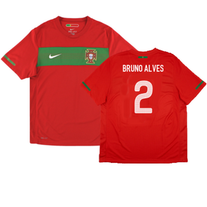 Portugal 2010-11 Home Shirt (XL) (Excellent) (Bruno Alves 2)_0