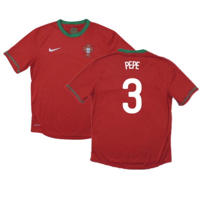 Portugal 2012-13 Home Shirt (M) (Good) (Pepe 3)