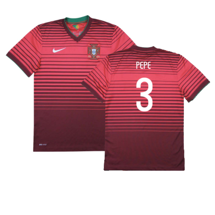 Portugal 2014-15 Home Shirt (XL) (Good) (Pepe 3)