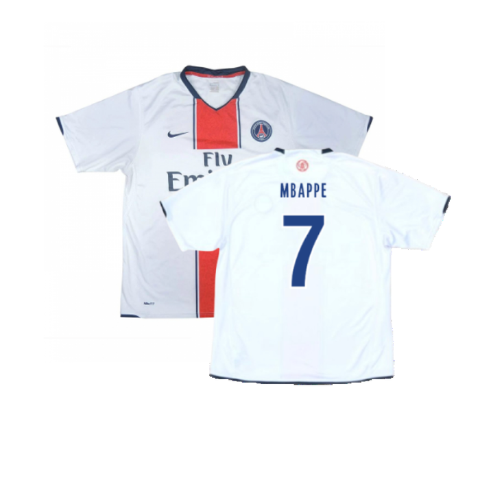 PSG 2007-08 Away Shirt (L) (Fair) (MBAPPE 7)