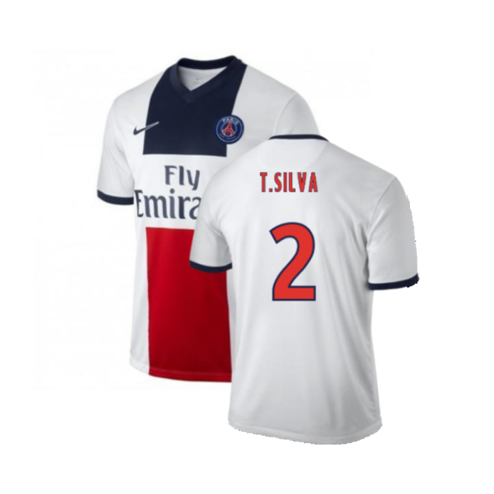 PSG 2013-14 Away Shirt (M) (Very Good) (T.Silva 2)