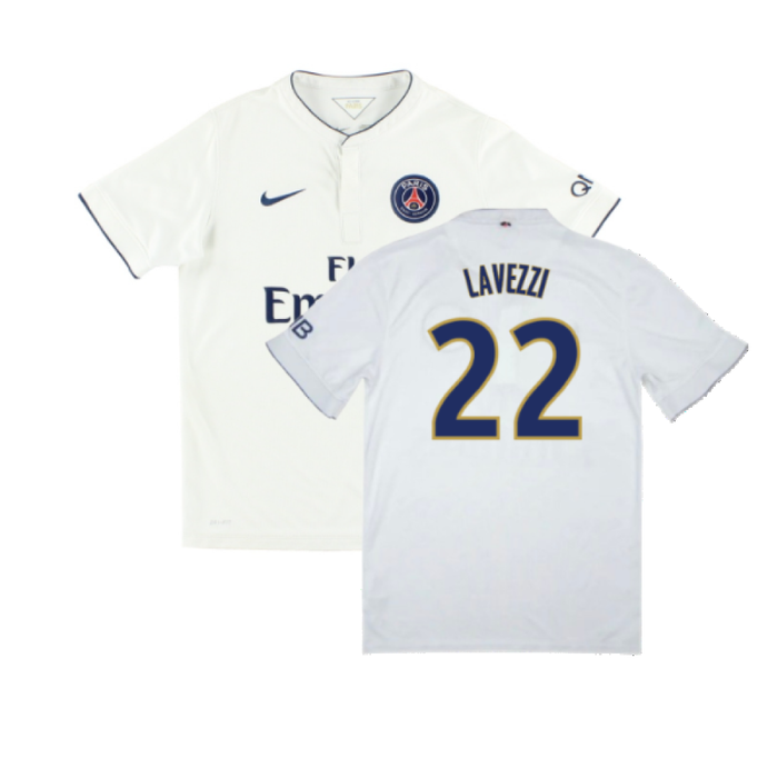 PSG 2014-15 Away Shirt (Excellent) (Lavezzi 22)